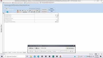 Average Infiltration Rate