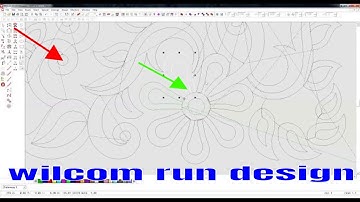 wilcom es 2006 run punching video | embroidery run design in wilcom