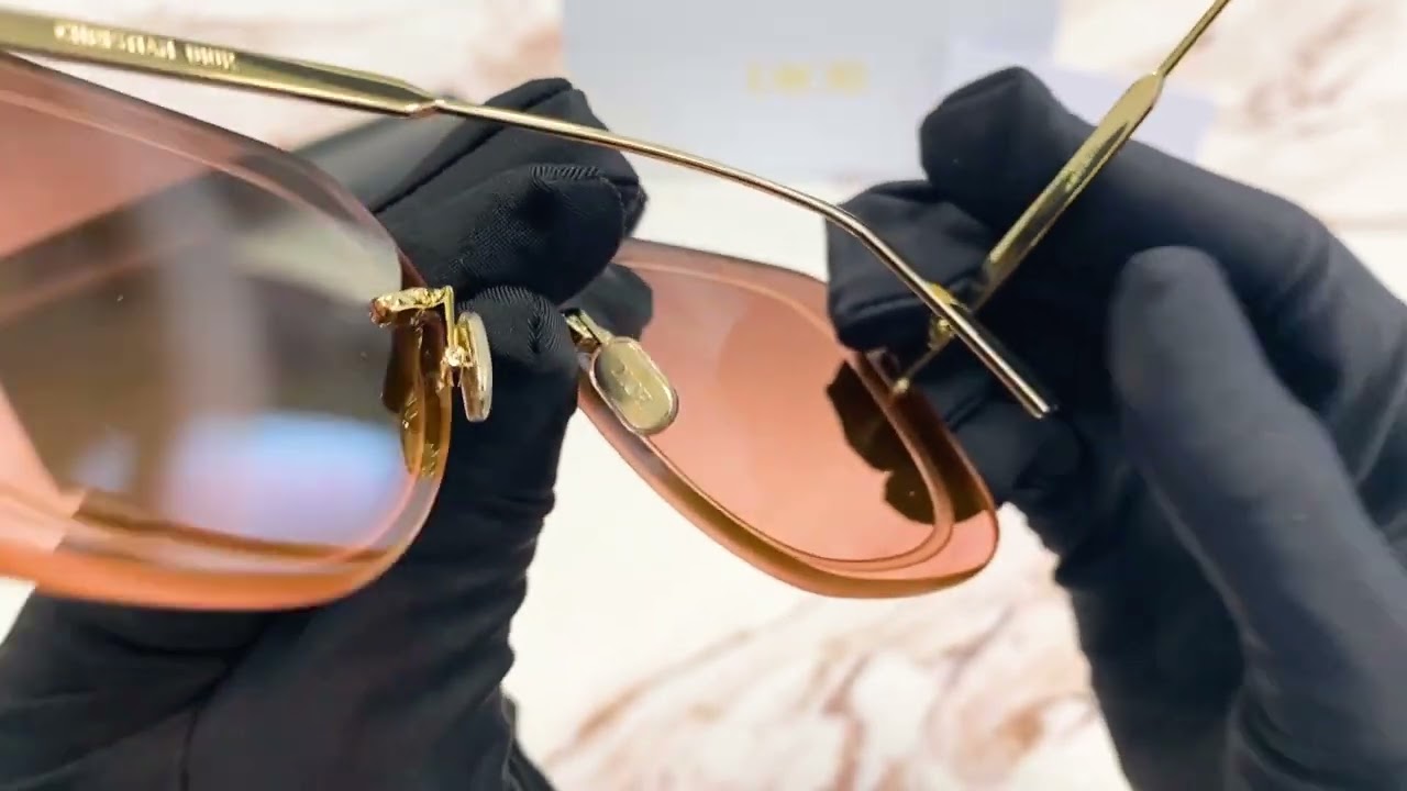 NEW DIOR ULTRADIOR SU B0E0 GOLD WOMEN SUNGLASSES DIOR Dior DIOR Sunglasses ULTRADIOR SU B0E0 Gold/Nude Women NEW  main image 4