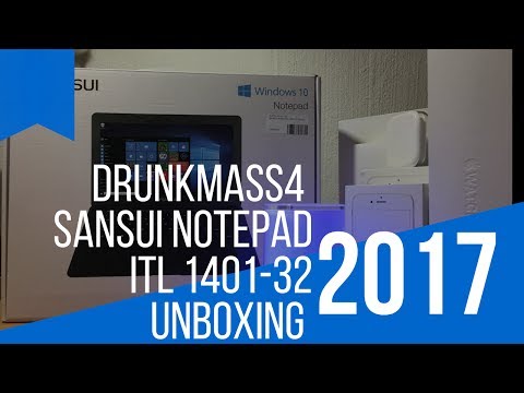 Sansui  Notepad ITL 1401-32 UNBOXING