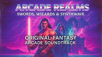 🎮 Arcade Realms – Swords, Wizards & Synthwave ⚔️🧙‍♂️ (Full Fantasy Album | 80s VHS Gaming)