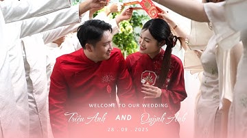 [4K] PHÓNG SỰ CƯỚI | 𝐖𝐄𝐃𝐃𝐈𝐍𝐆 -  Lễ Thành Hôn | Triệu Anh & Quỳnh Anh