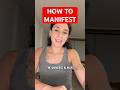 All you need to know. #manifest #lawofattration #manifestmoney