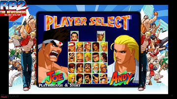 Real Bout Fatal Fury 2: The Newcomers - Playthrough & Story: Joe Higashi