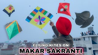 Kite Fight on Makar Sakranti 😱 patang , Kites , Manjha