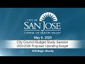 MAY 8, 2025 |  City Council Budget Study Session