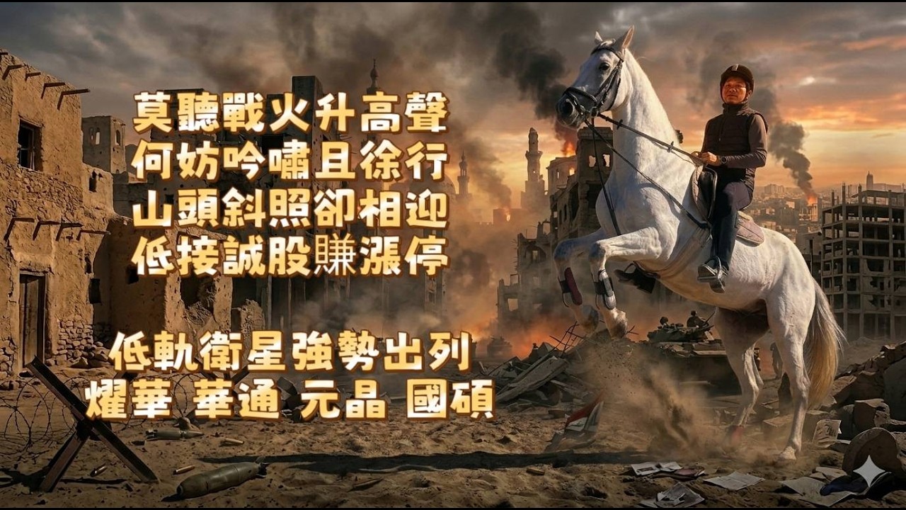 第1226集｜莫聽戰火升高聲 何妨吟嘯且徐行 山頭斜照卻相迎 低接誠概傳漲停 低軌衛星強勢出列 燿華 華通 元晶 國碩 #新唐 #盛群  ｜20260302｜陳建誠 分析師｜股海大丈夫