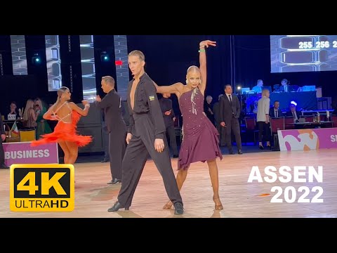Anton Nykytyuk & Polina Bohdanova | Samba | Open World U21 Lat Championship, ASSEN 2022