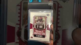 Chris Simms 2003 upper deck UD patch rookie #122