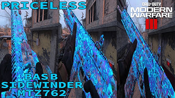 UNLOCKING PRICELESS ON THE BAS-B & SIDEWINDER & MTZ-762! - COD MW3 MULTIPLAYER