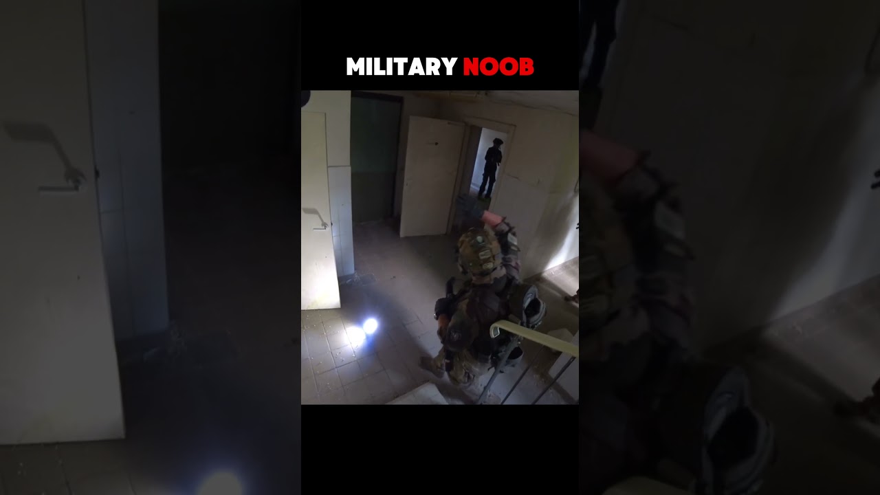 military personnel playing airsoft 