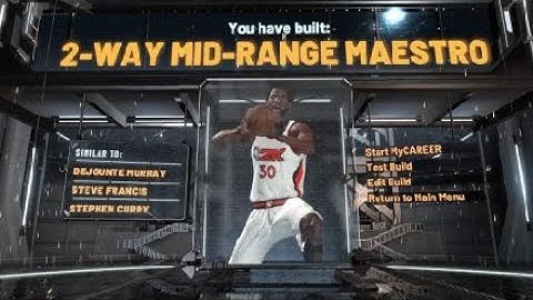 NBA 2K20 My 2-Two Way Mid-Range Maestro Build
