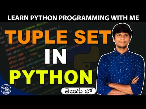 Tuple & Sets in Python in Telugu || Python Programming Tutorials in Telugu || SA Freshers Adda