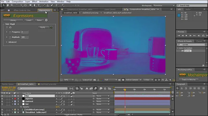 After Effects Tutorial: Motion Tracking / Physics Simulations / Casting Shadows Part 3/3