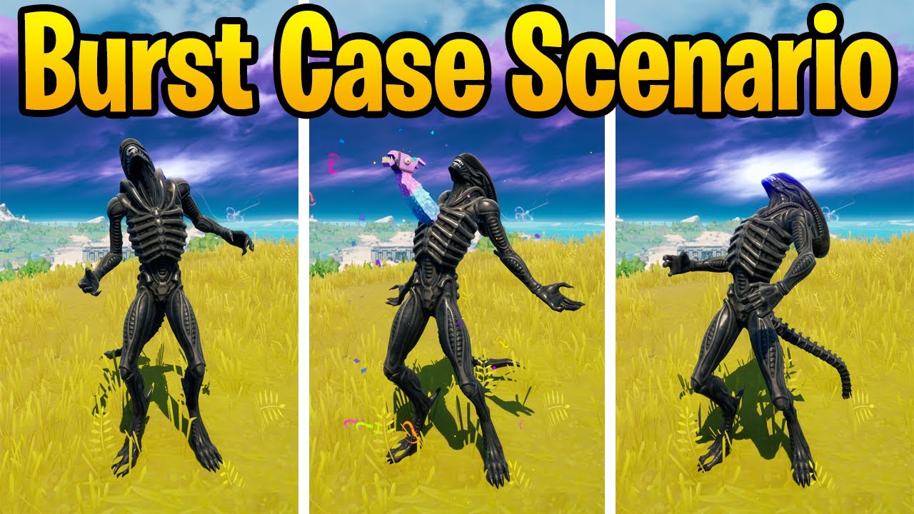 Burst Case Scenario Emote Showcase in Fortnite YouTube