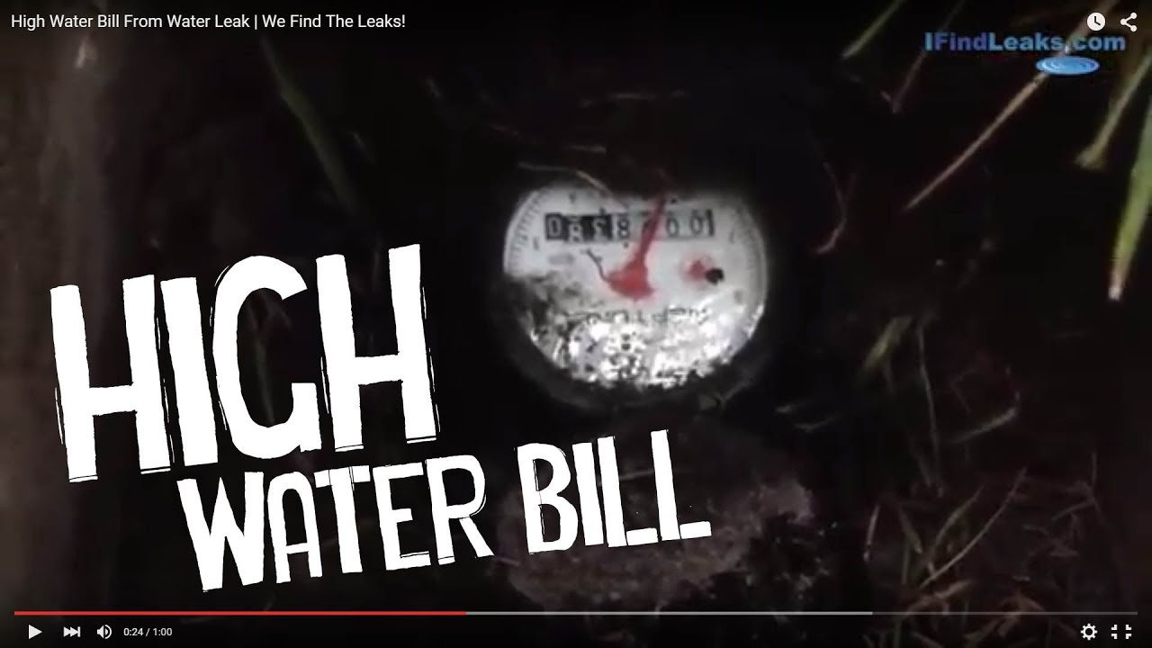 High Water Bill From Water Leak We Find The Leaks! YouTube
