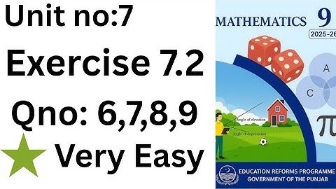 Class 9 maths chapter 7 ex 7.2 | Class 9 maths chapter 7.2 English medium |Exercise 7.2 Q no 6,7,8,9