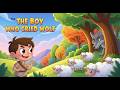 The Boy Who Cried Wolf 🐺 | Moral Story for Kids | Cartoon Animation