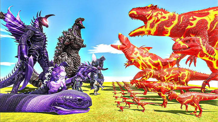 Shin Godzilla & Void Gigan vs Team FIRE DINOSAUR