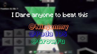 @Ninjanmy, @GrowFuMCPE (“I dare you to beat this”) mcpe//parkour//IOSMangoNoob. screenshot 5
