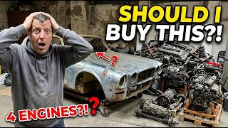 Should I Buy This Crazy Jaguar XJ-C Project?! 4 Engines, 5 Gearboxes & Endless Parts!