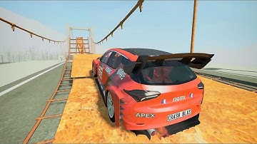 Jumping Over Broken Bridge Crash Hard 2.0 # 2 - BeamNG Drive | BeamNg Karrar