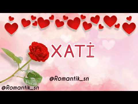 Adı Xatirə olanlar üçün super video mahnı (whatsapp status) 2019