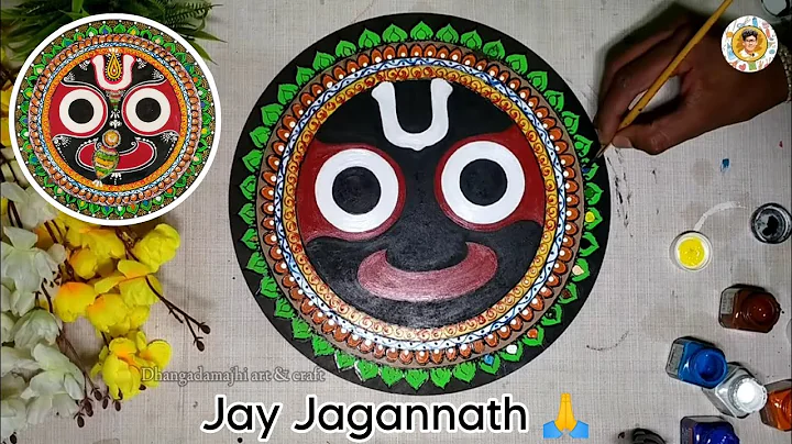 Lord Jagannath art Rath Yatra special 2023 // Lord Jagannath 🙏 painting // Puri Rath Yatra