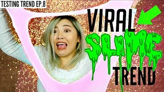 TESTING VIRAL FLUFFY SLIME TREND!!!