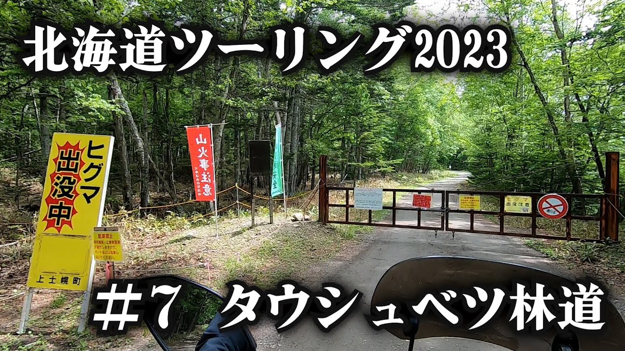 昨日ヒグマが出た林道を進んだら…【北海道ツーリング】7日目