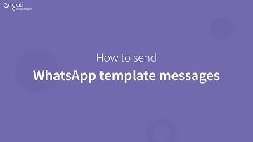 How to send WhatsApp Template Messages | WhatsApp Broadcast Messages with Engati