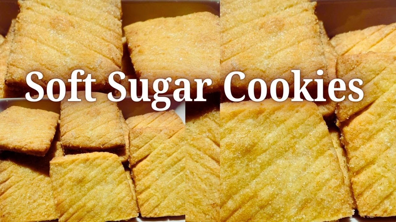No Egg! No Butter! Soft Sugar Cookies in 10 Mins - YouTube