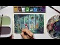Studio Ghibli Kiki's Delivery Service gouache painting process