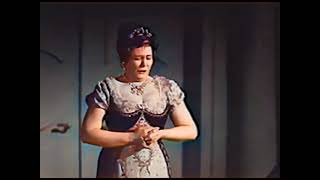 Renata Tebaldi  'Vissi d'arte' from TOSCA  1961 Restored in color.