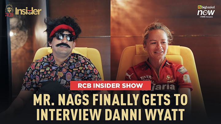 RCB Insider Show with Mr. Nags ft. Danni Wyatt | WPL 2025
