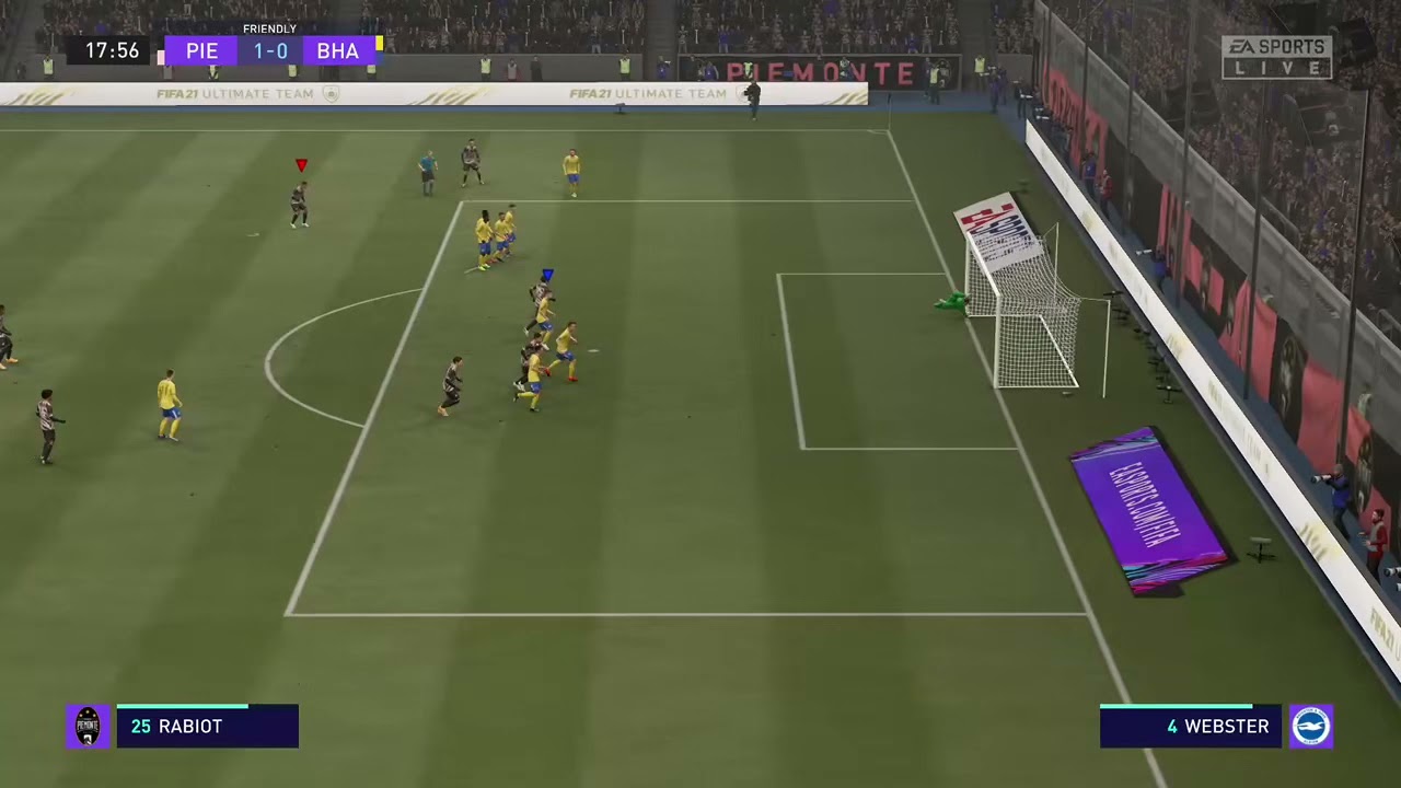 Dipping free kick fifa 21