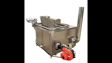 Electric/gas fried chicken batch fryer Potato chips frying machine nuts peanut banana chips