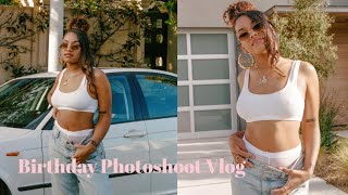 Birthday Photoshoot Vlog *90s Theme | Naji