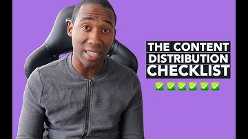 Content Distribution Checklist: How To Distribute Blog Posts Better #Marketing