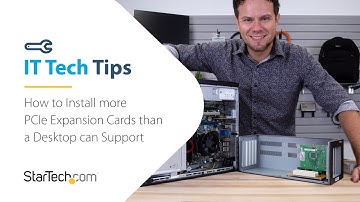 How to Install More PCIe Expansion Cards than a Desktop Can Support | IT Technician Tech Tips