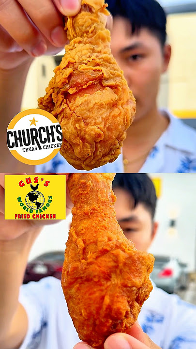 Church’s VS Gus’s Fried Chicken #foodnoob #thefoodnoob #fastfood #series #friedchicken