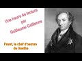 Faust le chef duvre de goethe une mission de guillaume gallienne