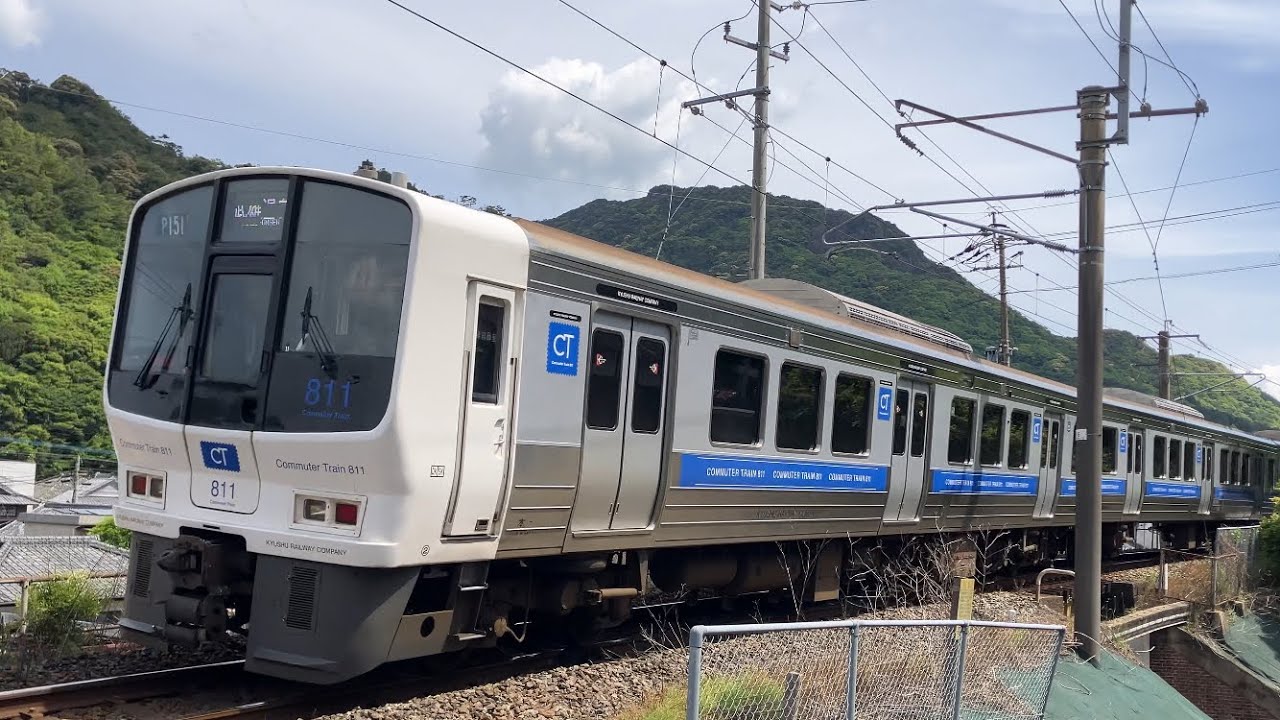 佐世保線に811系】佐世保線 上有田付近を811系有田陶器市号が通過