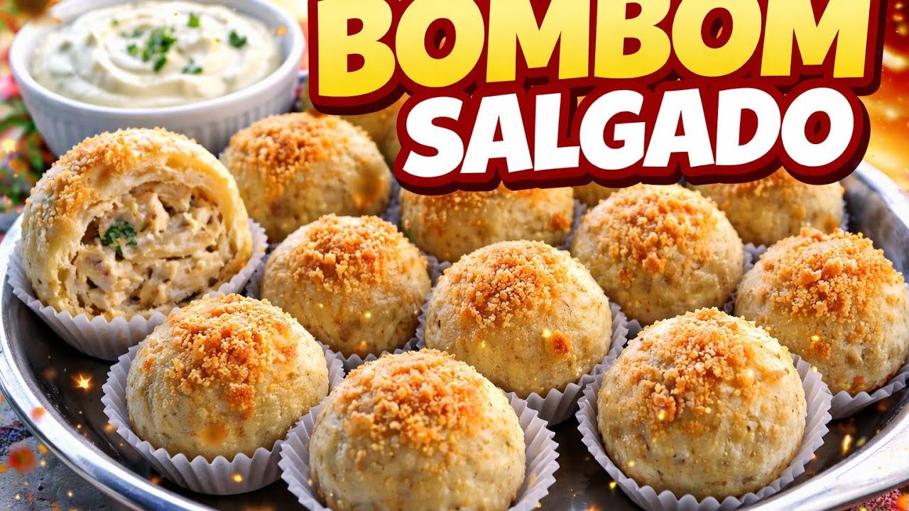 BOMBOM SALGADO PARA FESTA: FÁCIL E DELICIOSO 