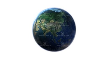 Rotating globe on the alpha channel