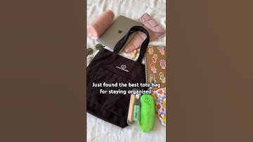 The best tote bag for class! #whatsinmybag #packing #totebag #bagessentials #bags #shortsvideo