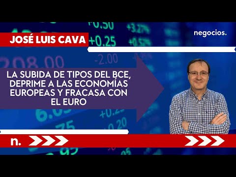 José Luis Cava: La subida de tipos del BCE deprime a las economías europeas y fracasa con el euro