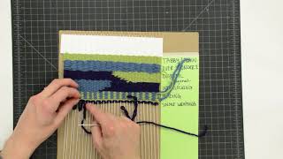 Weaving Stitch: Single Wrapping