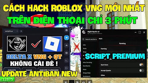 Cách Hack Roblox VNG Blox Fruit Trên Đt, Ios Và Pc - Delta x VNG v2.701 Antiban Fix Update Và Lỗi