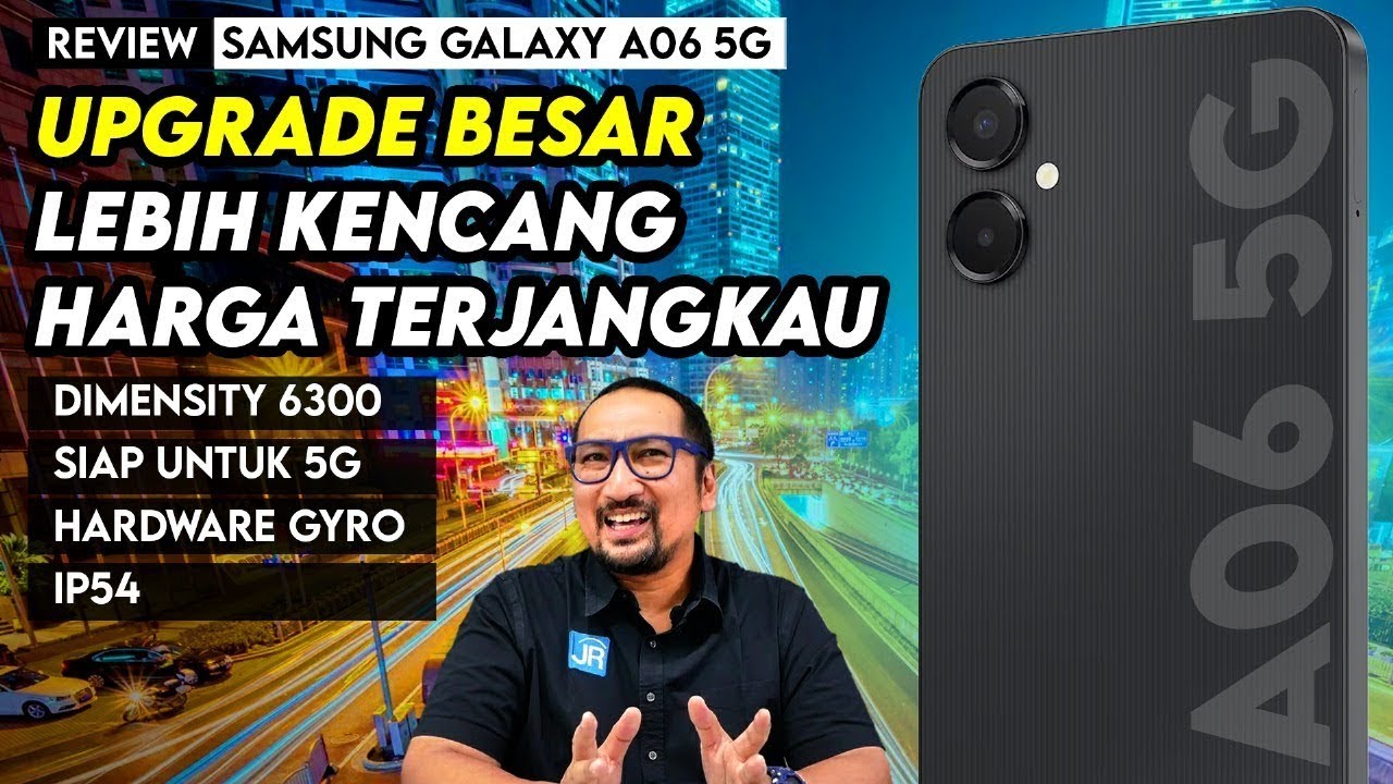 Hape 5G Termurah Samsung 2025, 2 Jutaan, Baterai Awet, One UI 7 - Review Samsung Galaxy A06 5G